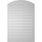 Ekena Millwork Arch Top Surface Mount PVC Gable Vent w/ 2"W x 2"P Brickmould Sill Frame, 26"W x 38"H GVPAR26X3803SN - alternate 2